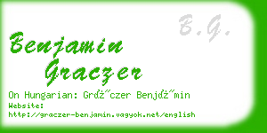 benjamin graczer business card